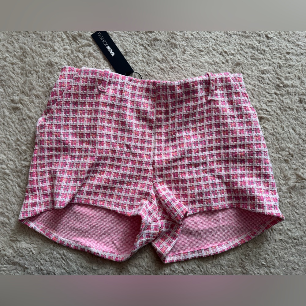 NWT fashion nova tweed shorts